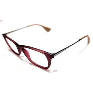 Ray Ban RB7053 5526 Reddish Purple Square Eyeglasses Frame 54-17 140